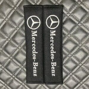 2x Mercedes Benz Seat Belt Cover Pad Brand New